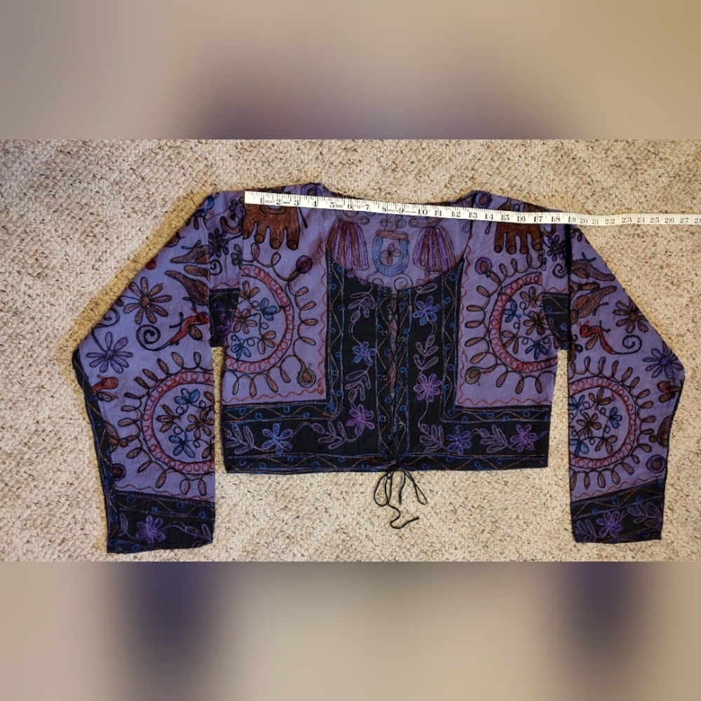 Beautiful Embroidered Crop Top